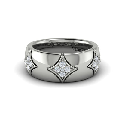 Diamond Cluster Vlora Star Ring