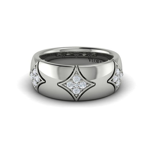 Diamond Cluster Vlora Star Ring