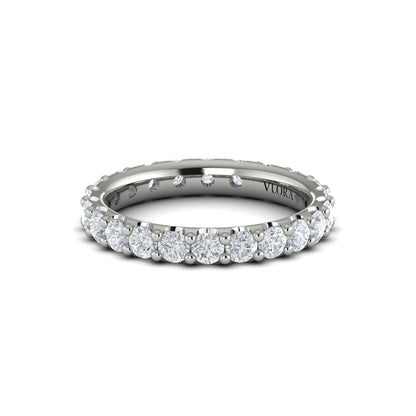 Eternity Bands Wedding Band in Platinum by Vlora Bridal