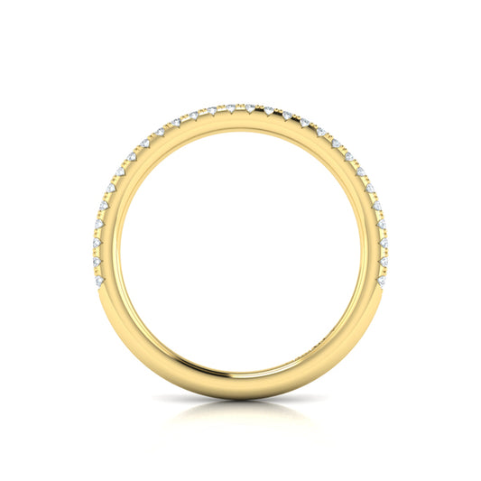 Matching Band for the Bezel Three-Stone Engagement Ring