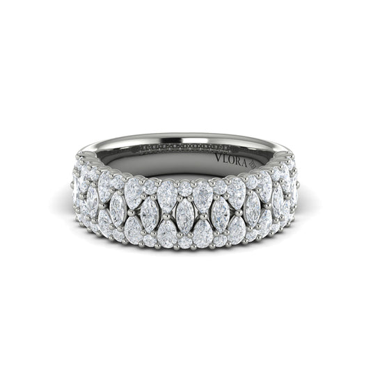 Pear, Round and Marquis Diamond Ring