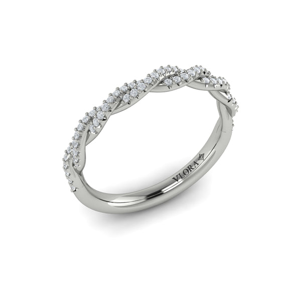 Matching Bands Wedding Band in Platinum by Vlora Bridal