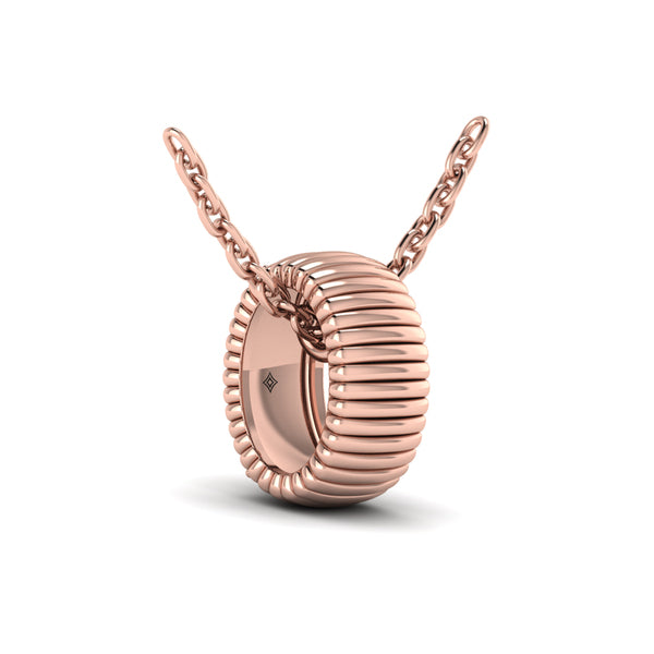 Fluted Ring Pendant