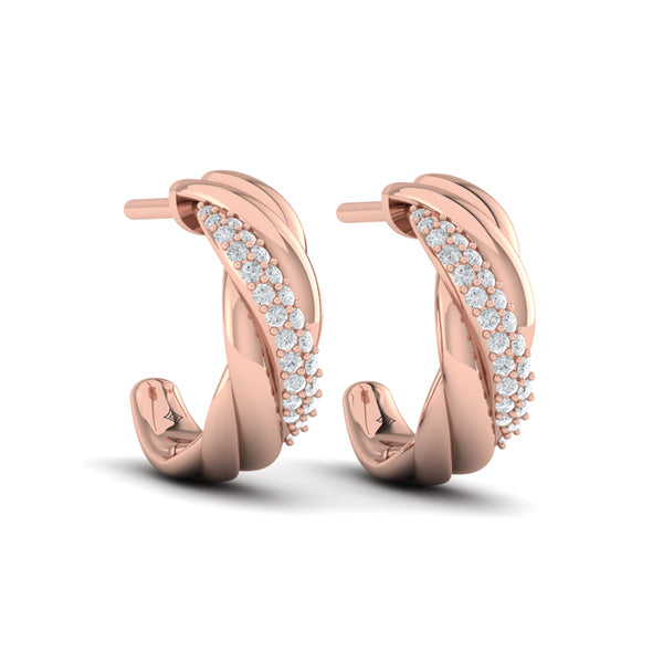 Twist Hoop Earrings