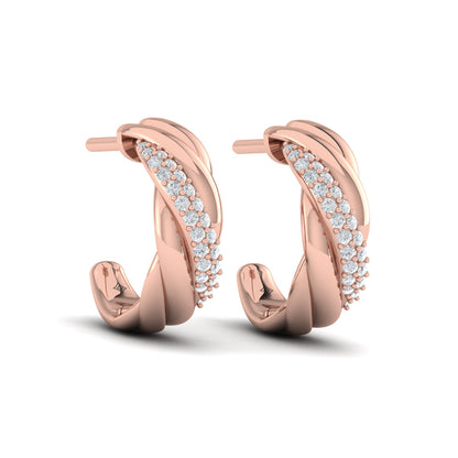 Twist Hoop Earrings