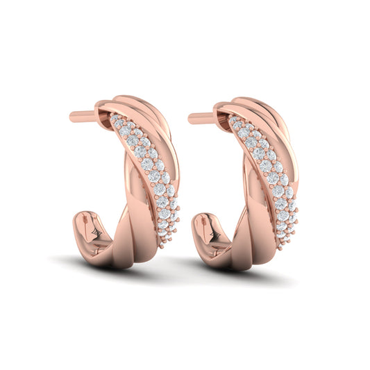 Twist Hoop Earrings