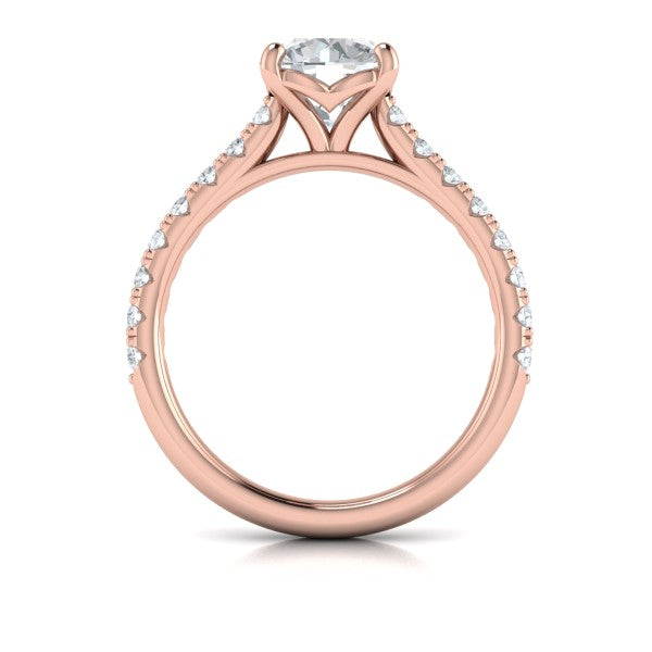 Classic Cathedral Engagement Ring