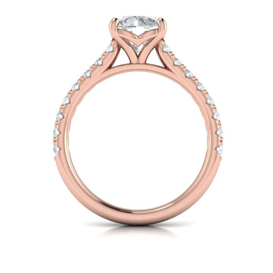 Classic Cathedral Engagement Ring