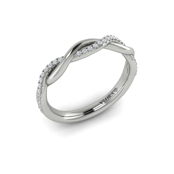 Matching Bands Wedding Band in Platinum by Vlora Bridal