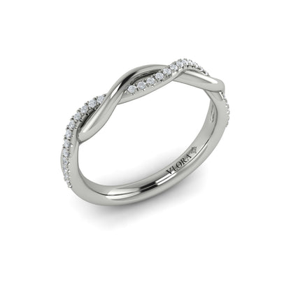 Matching Bands Wedding Band in Platinum by Vlora Bridal