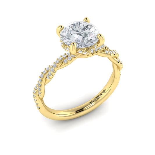 Entwined Engagement Ring
