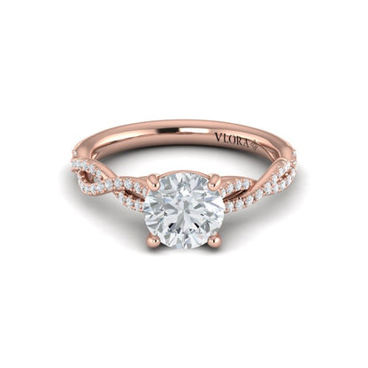 Woven Strands Engagement Ring