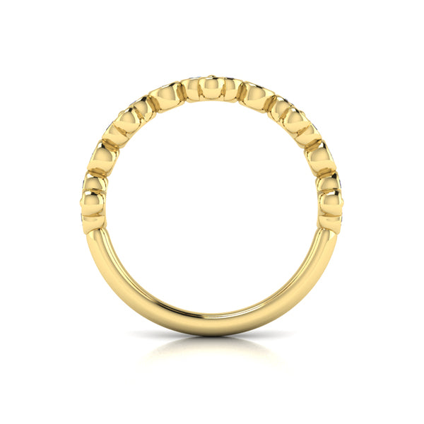 Sapphire Bloom Diamond Band