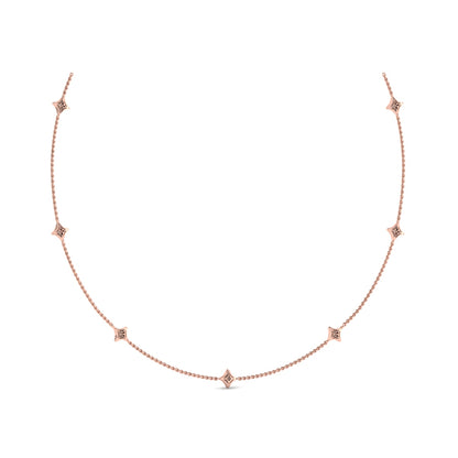 Multi Diamond Vlora Star Necklace