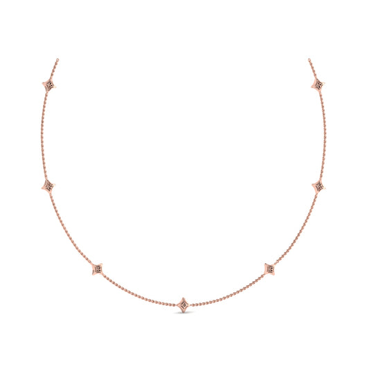 Multi Diamond Vlora Star Necklace