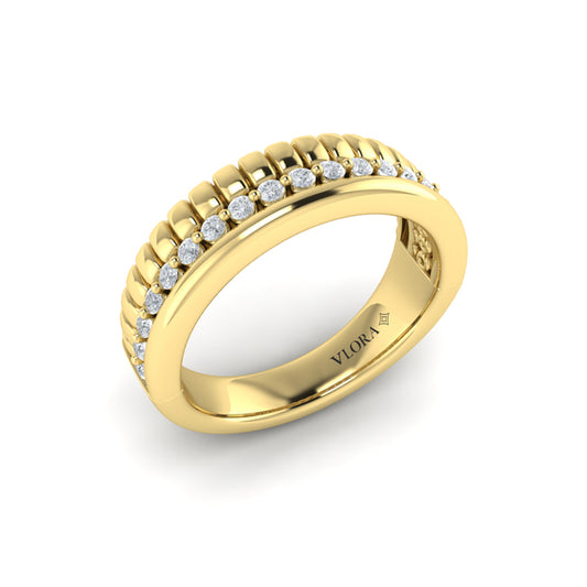 Diamond Contour Ring