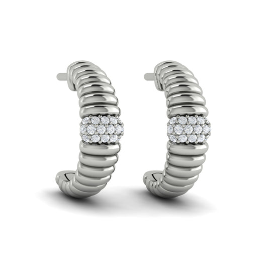 Arched Hoop Earrings