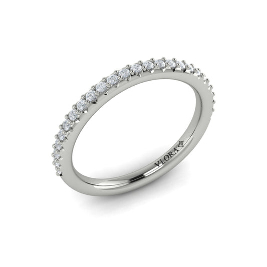 Matching Band for Oval Pave Cathedral Engagement Ring