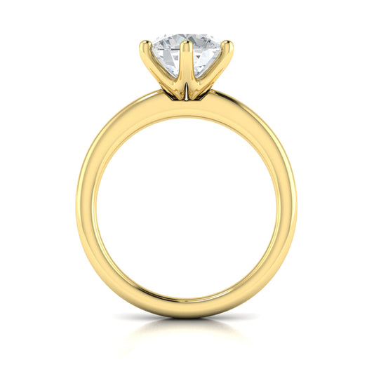 Elevated Brilliance Solitaire Engagement Ring