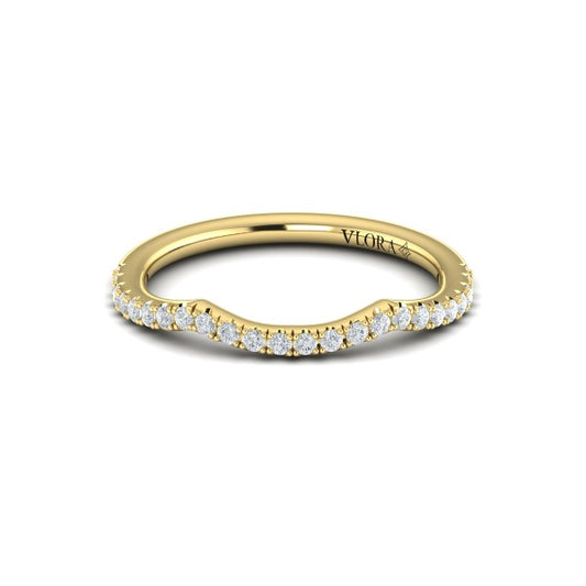 Entwined Oval Halo Matching Wedding Band