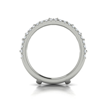 Enhancer Wedding Band in Platinum by Vlora Bridal