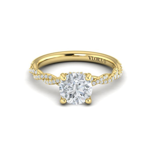 Entwined Engagement Ring