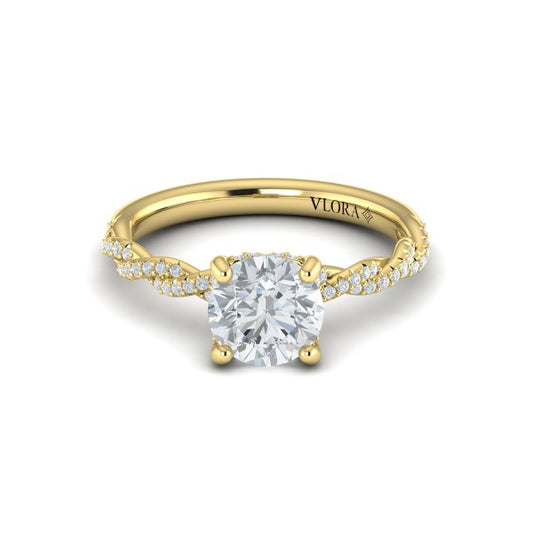 Entwined Engagement Ring