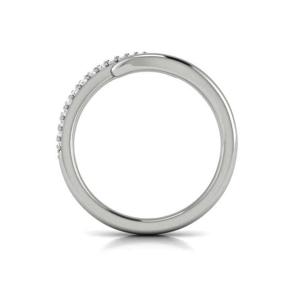 Stackables Wedding Band in Platinum by Vlora Bridal