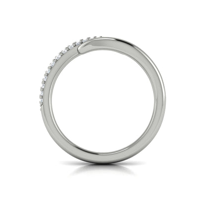 Stackables Wedding Band in Platinum by Vlora Bridal