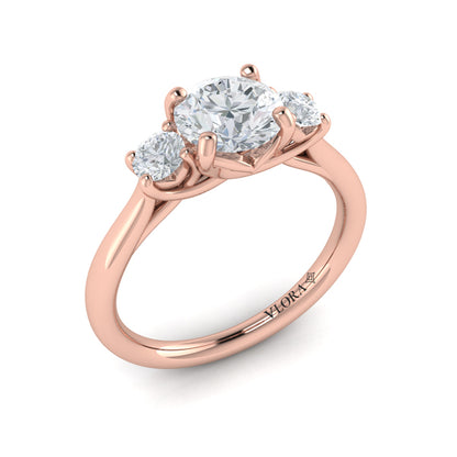 Timeless Trio Three Stone Engagement Ring