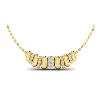 Beaded Line Necklace