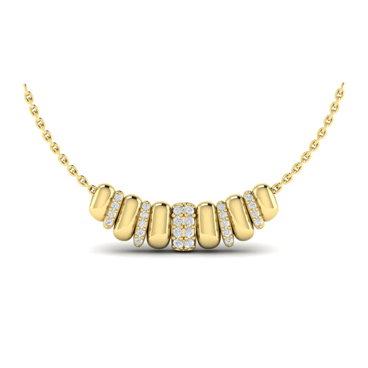 Beaded Line Necklace