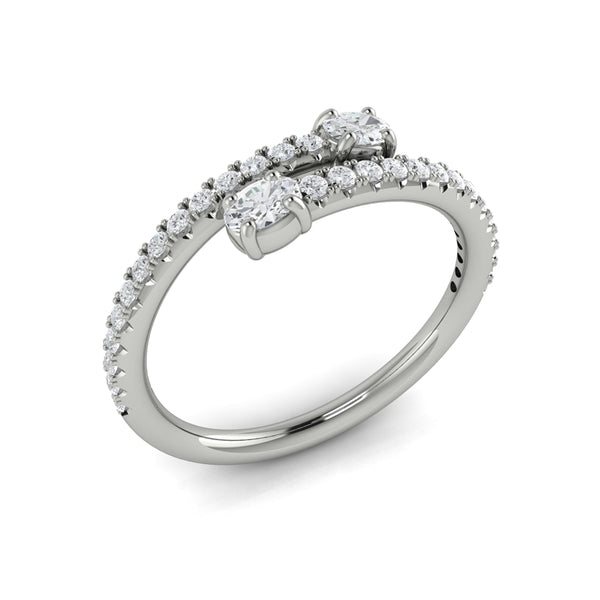 Stackable Bands Wedding Band in Platinum by Vlora Bridal