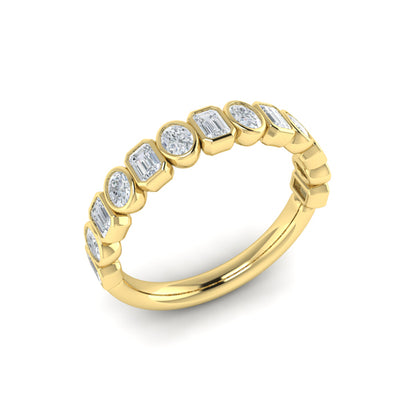 Stackable Bands Wedding Band in 14K Yellow Gold by Vlora Bridal