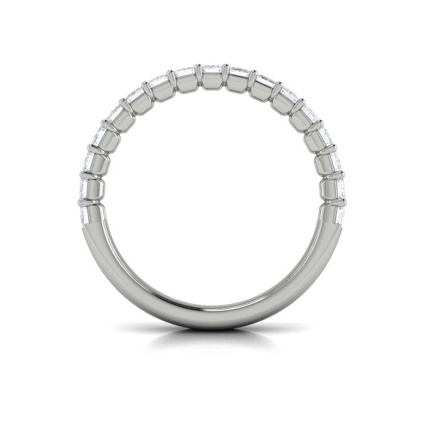 Bold Emerald Cut Stackable Band