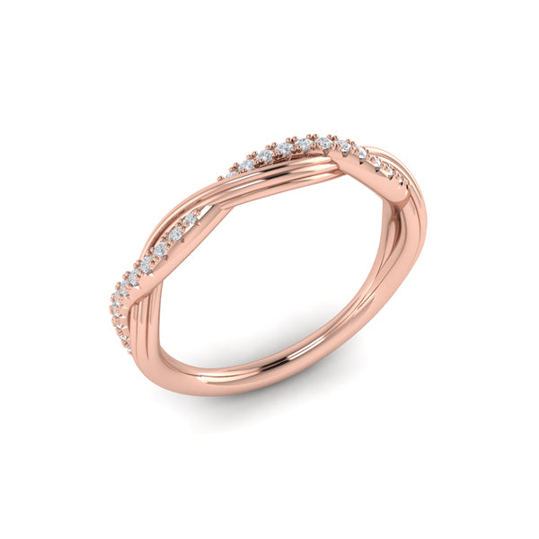 Entwined Stackable Band