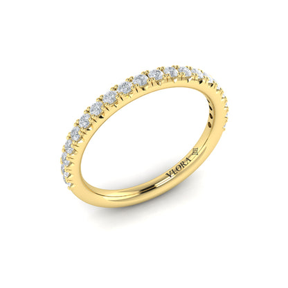 Matching Bands Wedding Band in 14K Yellow Gold by Vlora Bridal