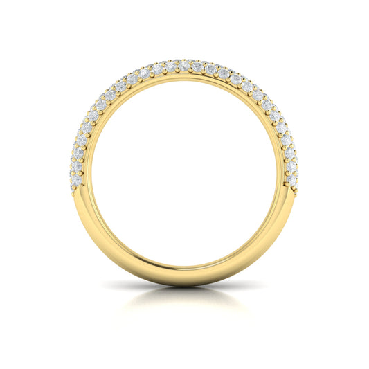 Bold Pavé Diamond Band