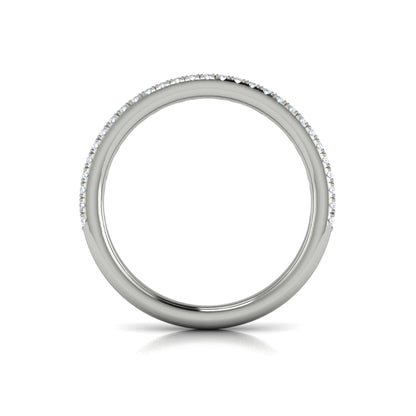 Diamond Oval Duo Pavé Band
