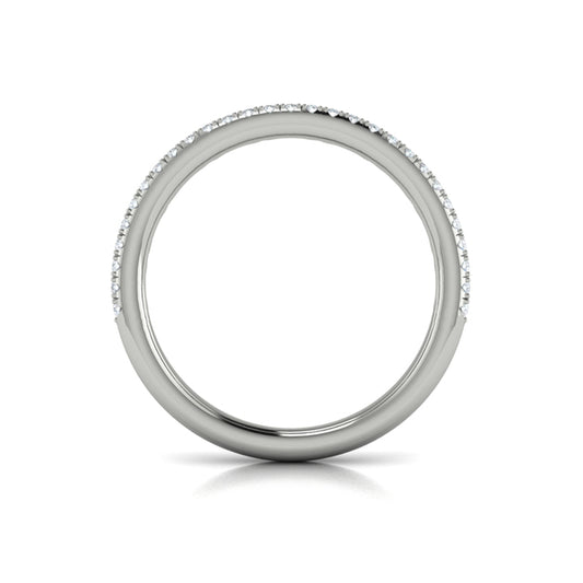 Diamond Oval Duo Pavé Band