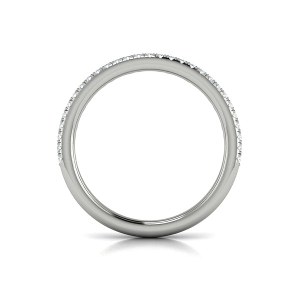 Diamond Oval Duo Pavé Band