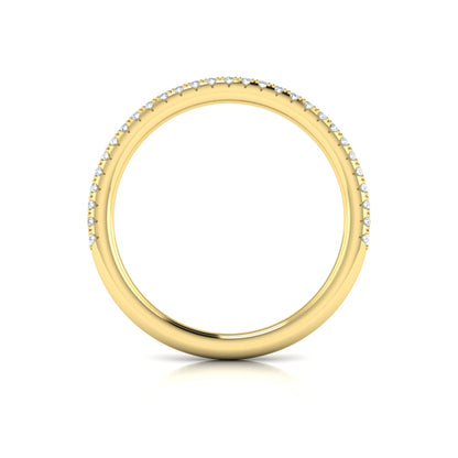 Matchign Band for Diamond Frame Pavé Engagement Ring
