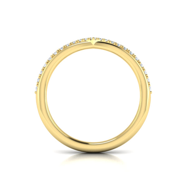 Double Chevron Contoured Band