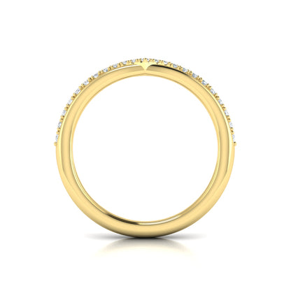 Double Chevron Contoured Band