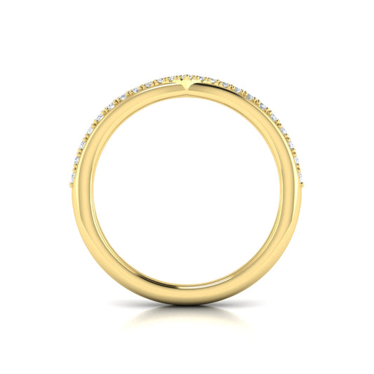 Double Chevron Contoured Band