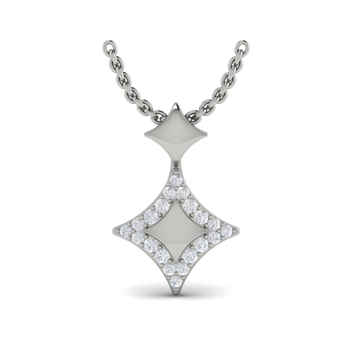 Diamond Vlora Star Pendant Necklace