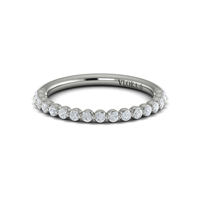 Diamond Round-Set Band