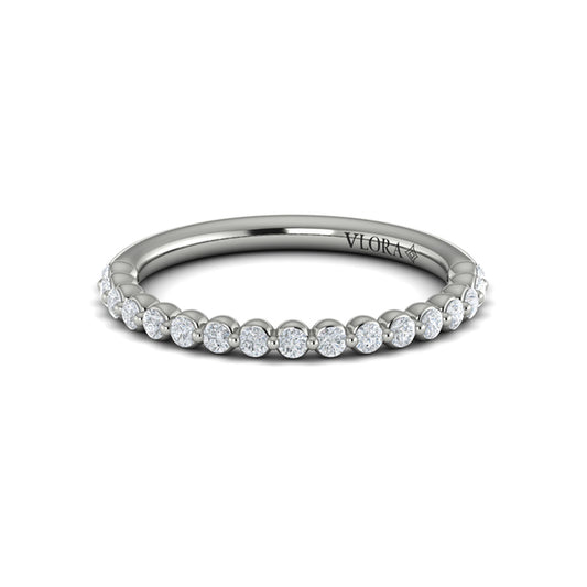 Diamond Round-Set Band