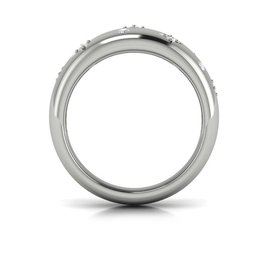 Diamond Vlora Star Dome Ring