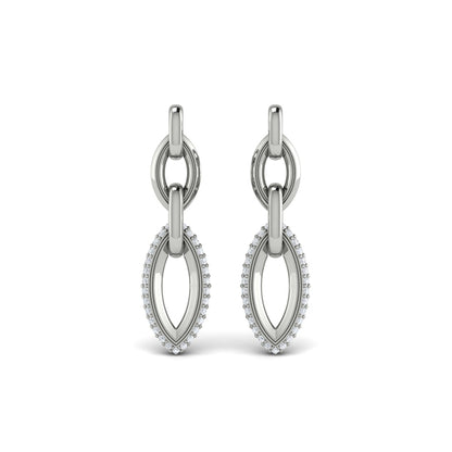 Double Drop Link Earrings